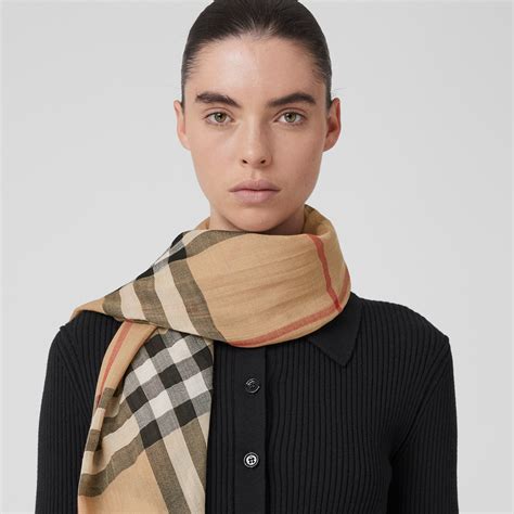 burberry cotton wool scarf|where to buy burberry scarf.